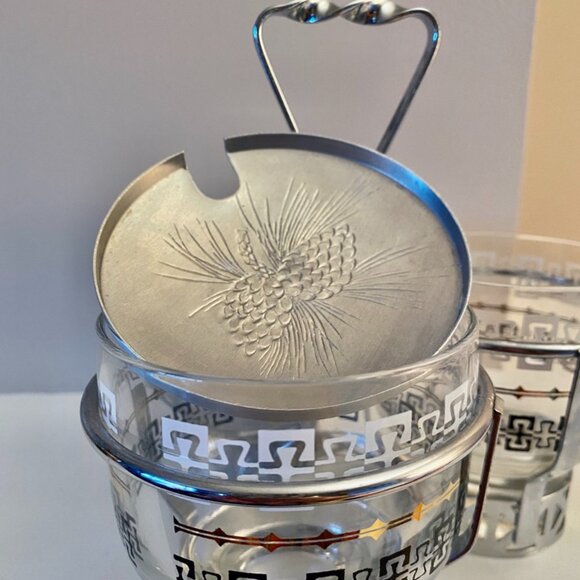 1960s Vintage Libbey Serving Caddy - Picture 5 of 7